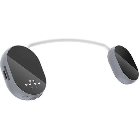 Oreiller avec haut-parleur Bluetooth, appareil à sons pour le sommeil, conduction osseuse, son stéréo, design plat, à utiliser sous l'oreiller, bruit blanc et minuterie. (1/5)