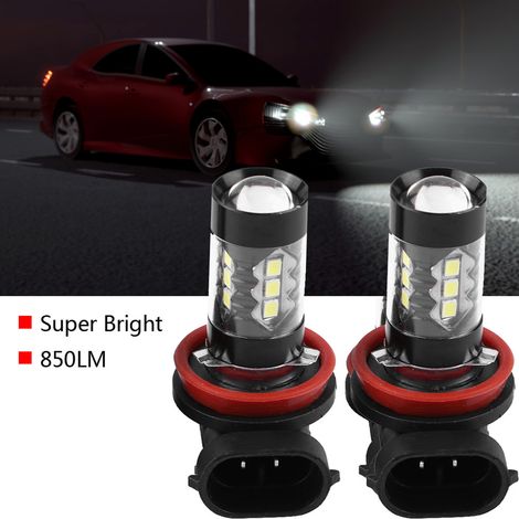 Paar H11 H8 12V-24V 80W Superhelle LED-Lampen für Nebelscheinwerfer und Tagfahrlicht (1/5)