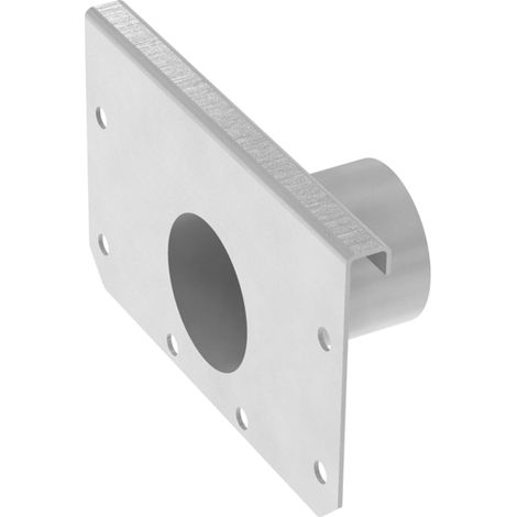 Gouttière type 200, paroi d'extrémité DN 50, hauteur 140, 1,4301