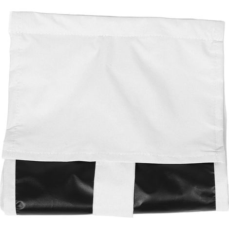 Verdunkelungsvorhang Weiß aus Polyester mit Sonnenschutz und Sichtschutz Wärmeisolierend für Glastüren und Vordertür Modernes Einfarbiges Design (1/5)