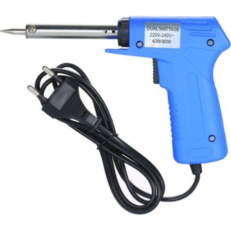 Double power electric soldering iron adjustable gun type blue 40W/80W (1/5)