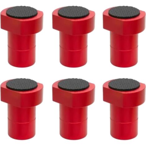 Ensemble de 6 butées et serre-joints de table en aluminium de 19 mm (3/4 po), accessoires pour serre-joints de table MFT pour le travail du bois (1/5)