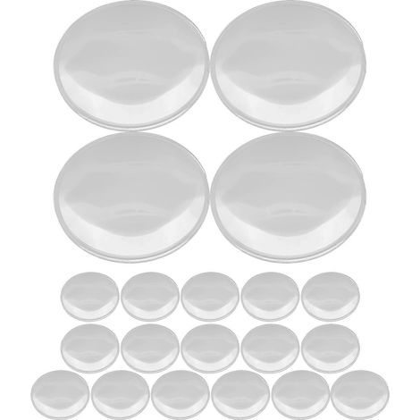Ensemble de 20 loupes portables pour seniors : lecture de cartes, réparation de bijoux, de montres et d'ordinateurs.-4.20X4.20X0.75CM