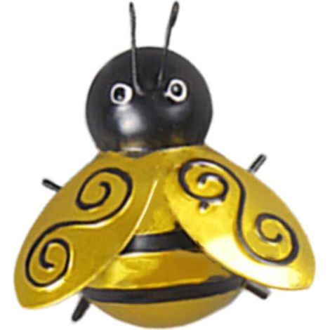 murale HOOWIFFY en fer doré en forme d abeille avec un motif