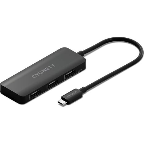 Cygnett CY5392CYHUB hub di interfaccia USB tipo-C Nero