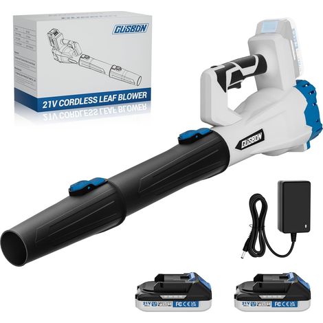 Souffleur de Feuilles, Souffleur avec batterie 2 x 2,0Ah et chargeur