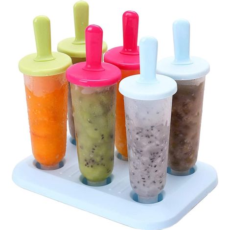 Moule À Glace Polos - PP Alimentaire - Forme Ronde Multicolore - Pour Jus Yogourt Smoothie Lait - 1 Pièce (1/5)