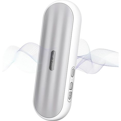Altavoz Bluetooth privado debajo de la almohada blanca: ayuda portátil para dormir mediante conducción ósea con relajación por ruido blanco. (1/5)