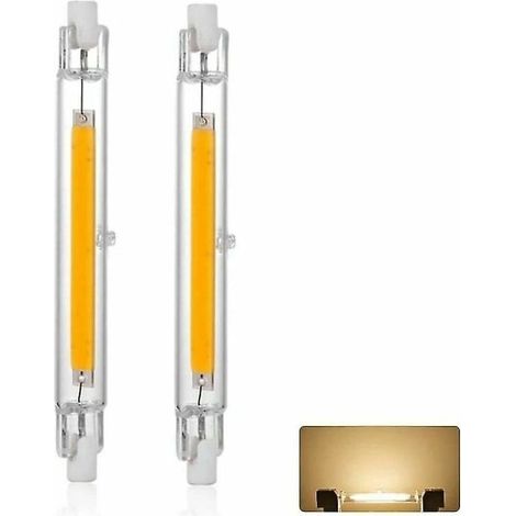 Filiyano-Ampoule LED R7S 118 mm 20 W à intensité variable, blanc chaud 3000 K 3000 lm, remplacement linéaire de l'ampoule halogène J118 300 W [co] (1/2)