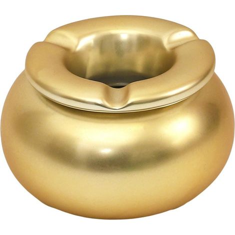 Cendrier Marocain Déco "Royal" 10cm Or (1/5)