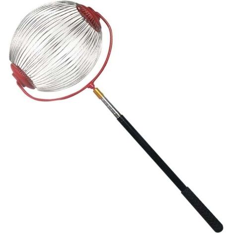 Ramasse-noix télescopique – Cueillette de fruits et débris – Longueur 150 cm – Acier inoxydable et aluminium – Ergonomique pour usage extérieur (1/5)