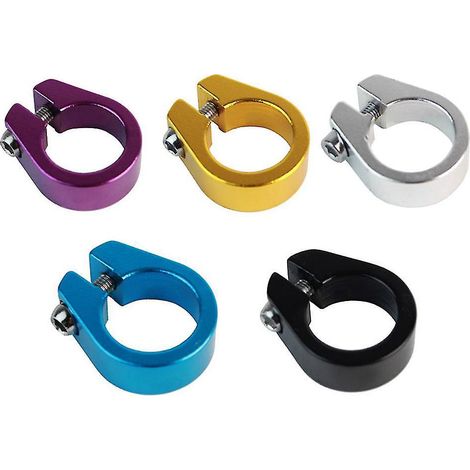 Set mit 5 Schnellspann-Sattelstützenklemmen für 31,8 mm Sattelstützen