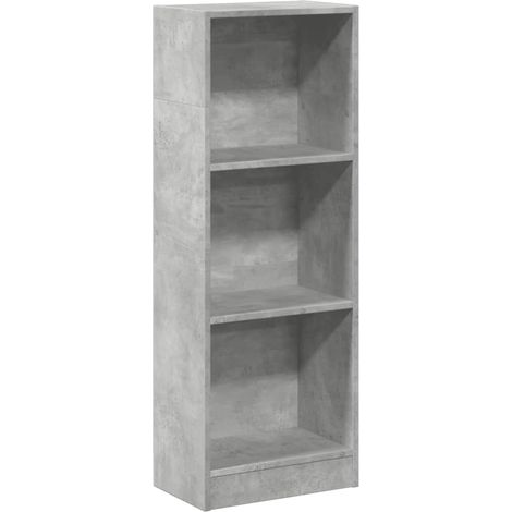 Maison Exclusive - Libreria Grigio Cemento 40x24x109 cm in Truciolato