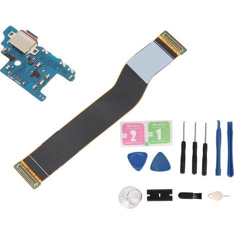 USB-Typ-C-Anschlusskabel für Samsung Galaxy S20 Plus G986B, flexible Ladestation und Ersatz-Ladeanschlusskarte