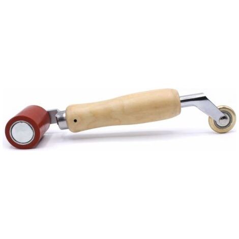 Rouleau de pression professionnel – Combiné 1 rouleau silicone et 1 rouleau laiton – 45 mm pour diffuseur à air chaud – Outil couvreur (1/5)