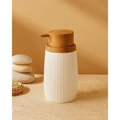 Dispenser sapone in plastica bianco London (1/2)