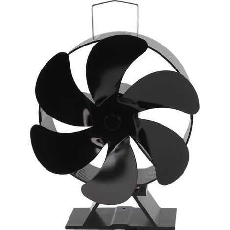 Ventilateur de cheminée à 6 pales, Module thermoélectrique, poêle à bois, Circulation de l'air alimenté par la chaleur pour la maison (1/5)