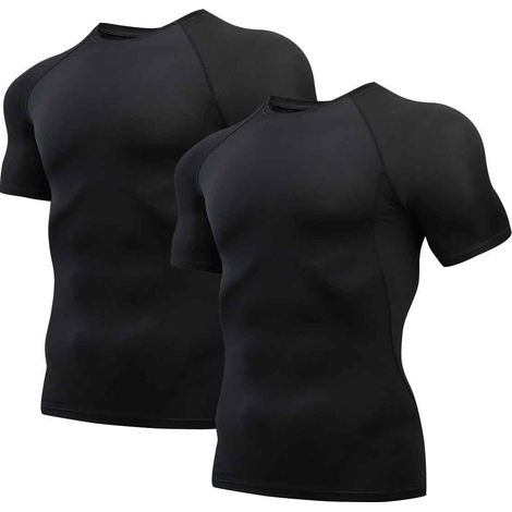 Mallas Deportivas - Elásticas - Secado Rápido - Compresión - Para Entrenamiento De Voleibol Y Carrera - Talla Larga - Azul - 1 Unidad (1/5)