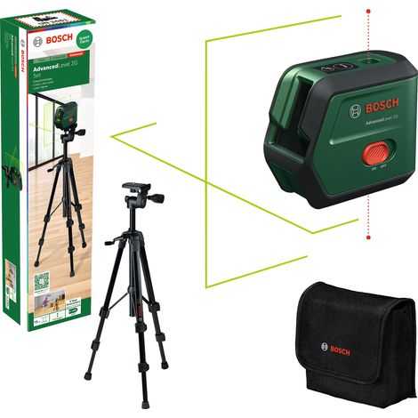 Bosch Cross Line Laser with Plumb Function AdvancedLevel 2G Set 0603663G01