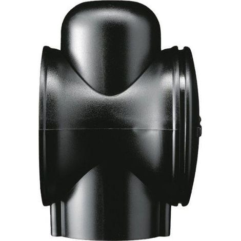 Adattatore palo still Ø60 per plafoniere o lampade lombardo, colore nero. lom lb11312 (1/2)