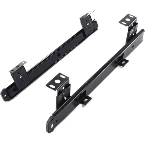Glissières latérales pour armoire, 1 paire de plateaux tiroir clavier (1/5)