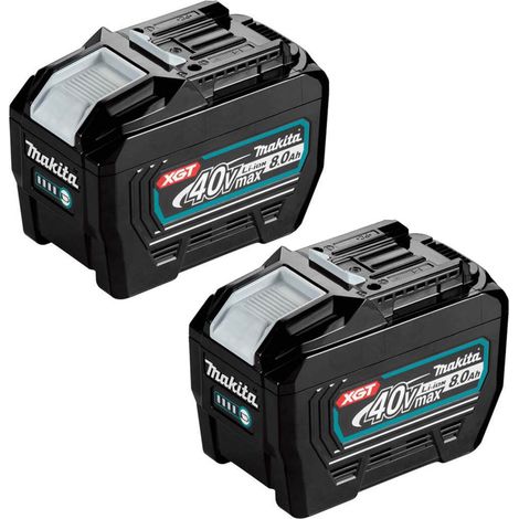 Makita BL4080F 40V 8.0Ah XGT Battery Quick Charge Cooling System Power x 2