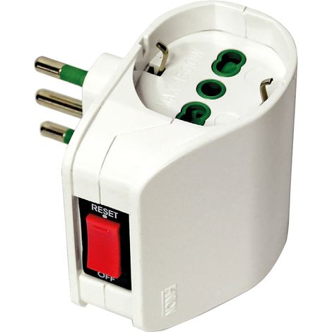 ADATTATORE DOPPIO CON LIMITATORE TERMICO 87310  - FANTON