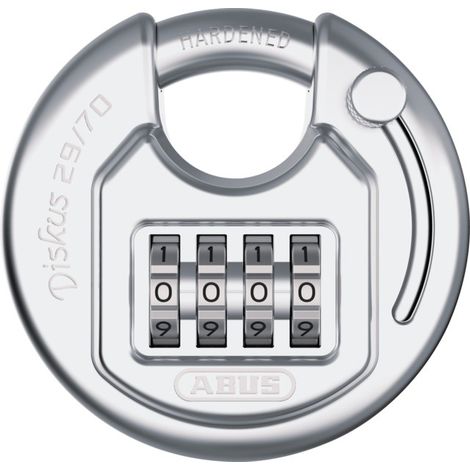 Abus Diskus Combo Vorhängeschloß 29/70 - Zahlencode - robust - 40905 (1/2)