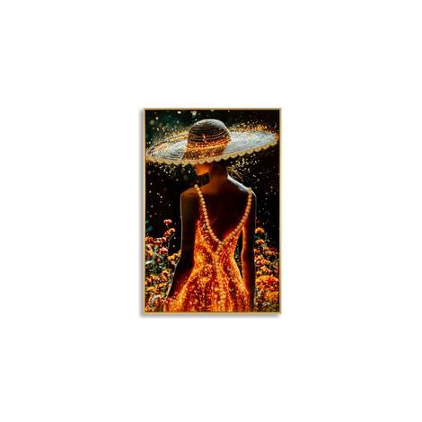 Impression sur toile enluminée laquée avec cadre -b- cm 62 x 3,5 x92 (1/5)
