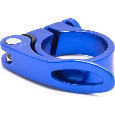 31,8 mm blaue Aluminium-Sattelstützenklemme mit Klemme (1/5)