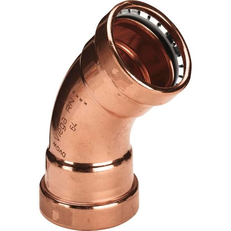 Viega Codo Profipress XL 45 grados, d 64,0mm cobre Modelo 2426XL, 577766