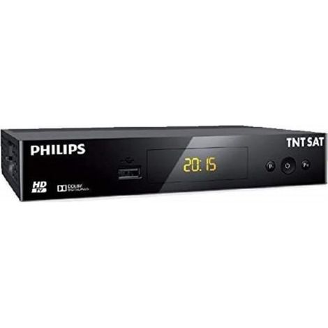 PHILIPS DSR3231T-( HDMI ) Démodulateur Satellite HD S.C TNTSAT, Noir