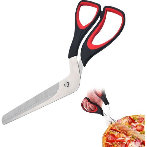 1PCS Pizza Scissors, Kitchen Scissors, Multifunctional for Cutting Pizzas, Pizza Scissors, Professional Pizza Scissors, Pizza Scissors Pizza Cutter Stainless Steel Pizza Cutter (1/5)