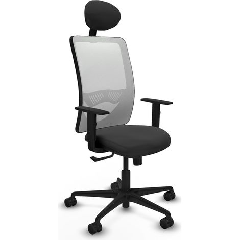 Chaise de bureau piqueras y crespo Zulema noir 120kg confort (1/2)