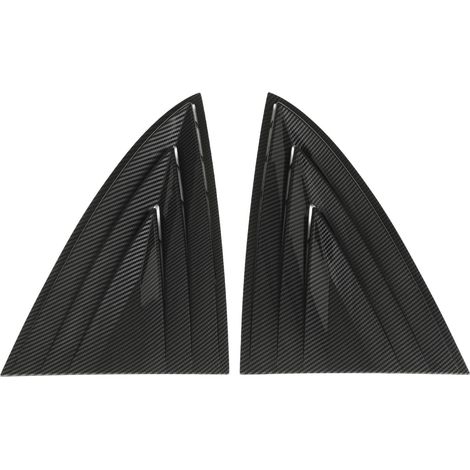 2 Pièces Ailerons Latéraux de Moto Spoilers Winglets Compatibles NINJA 400 250 Z900 Z1000 Style Carbone Brillant (1/5)