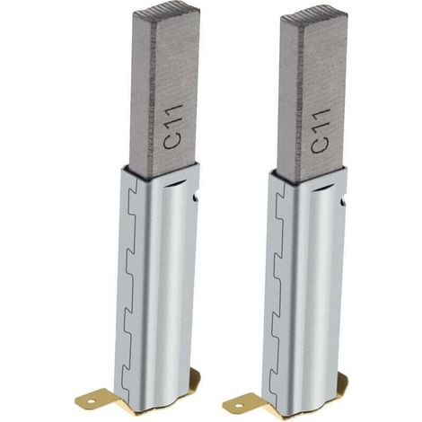 2pcs Balais de Charbon Remplacement Compatible avec 30/60/70/80/90L Aspirateurs Industriels 11x6x29mm Accessoires pour Aspirateur (1/4)