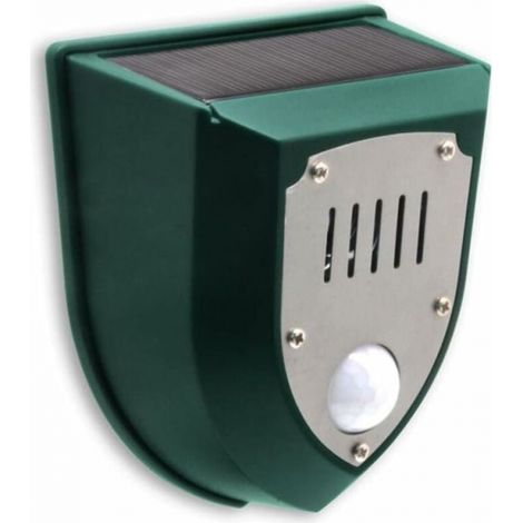 Solar Sound and Light Alarm with Motion Detector 110 Decibels Alarm Siren 6 LED Flash Strobe Warning Security System for Farm Villa Green (1/5)