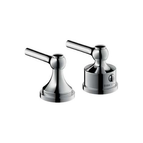 Axor Terrano 2-Loch Wannenrandthermostat mit Hebelgriffen DN15