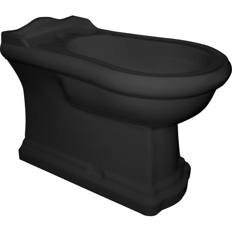 RETRO Bidet 39x61cm, noir mat (1/4)