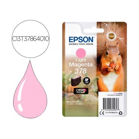 Epson Squirrel C13T37864010 cartouche d'encre 1 pièce(s) Original Rendement standard Magenta clair