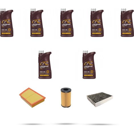 Kit tagliando 3 FILTRI e 7L OLIO compatibile con Land Rover Evoque (L551) 2.0 120kw dal 2020 (1/5)