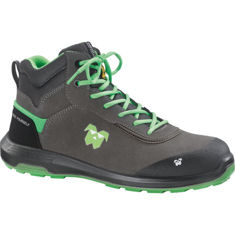 SCARPA STREET H8 S3 SRC ESD CROSTA SCAMOSCIATA GRIGIO VERDE - TAGLIA: 45 - COLORE: GRIGIO VERDE