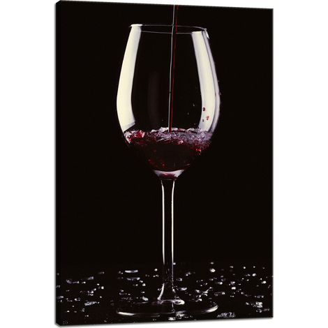 Stampa su tela Cucina Bicchiere di vino 40x60 cm
