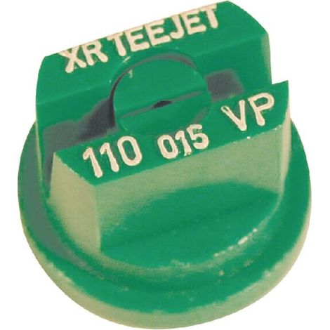 Tobera est谩ndar doble chorro plano XR 110掳 015 verde pl谩stico TeeJet TEEJET XR110015VP (1/2)