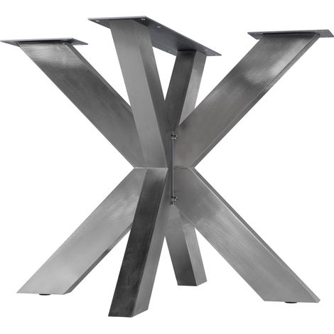 Base para mesa Duncan de acero inoxidable 85x85x71 cm Acero inoxidable