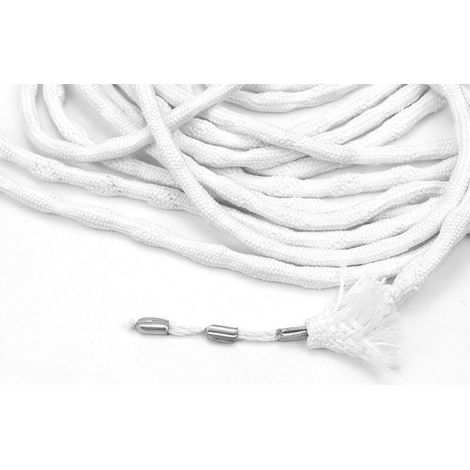 10m Curtain Lead Wire Curtain Lead Braid Curtain Lead Rope Curtain Lead Curtain Wire for Bath Mat, Shower Curtain, Tablecloth, Mosquito Net (30g/M) (1/5)
