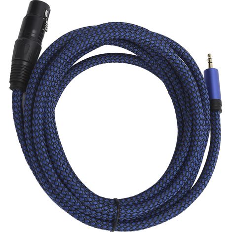 Câble de signal symétrique JORINDO XLR femelle vers jack 3,5 mm, câble de connexion microphone XLR vers jack 3,5 mm, cordon JD6035-3 m (1/5)