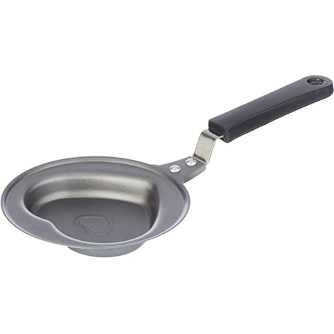 IBILI, Mini padella a cuore moka, acciaio, antiaderente, adatta ai piani a induzione. (1/4)