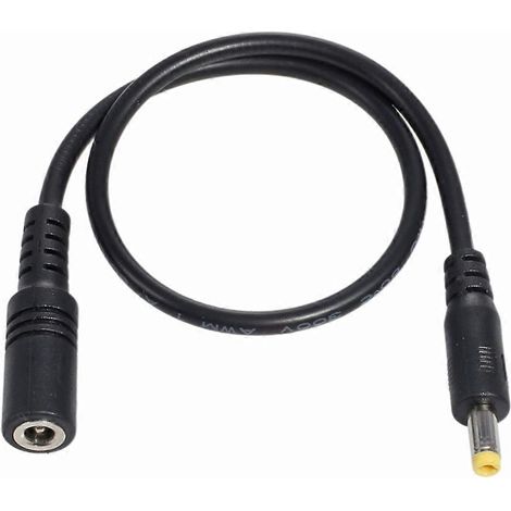 Verlängerungskabel mit 4 mm x 1,7 mm DC-Stromanschlussadapter (weiblich auf männlich)