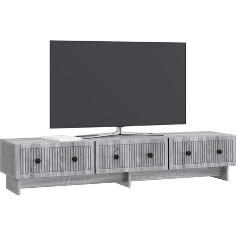 Maison Exclusive - Mobile TV Grigio Sonoma 147 x 34,5 x 30 cm Legno ingegnerizzato